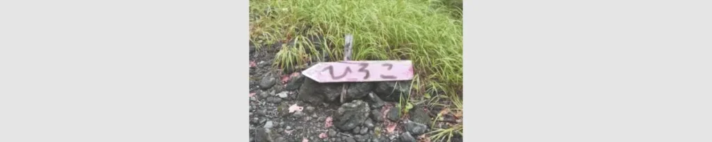 ひろこと書かれた看板