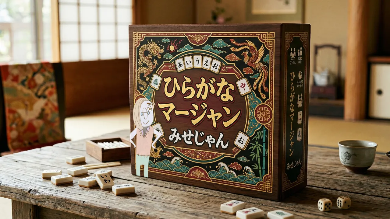 ひらがなマージャン みせじゃん Character Art: Hand-drawn by くいもんず/ BG by AI