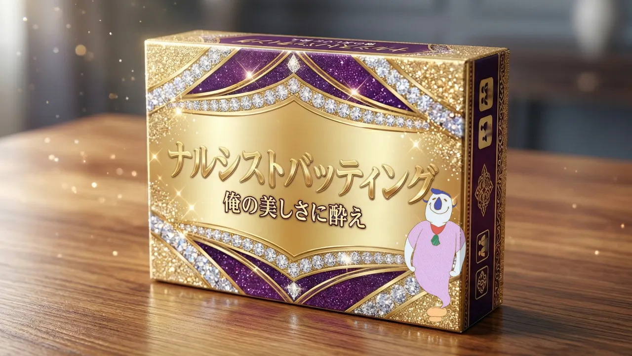 ナルシストバッティング Character Art: Hand-drawn by くいもんず/ BG by AI